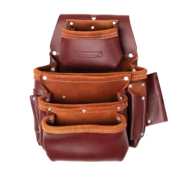Sitegear 4-Pouch Pro Leather Fastener Bag #51-15062 1