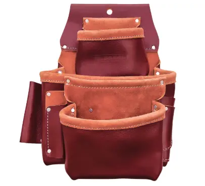 Sitegear Sitepro 3-Pouch Pro Fastener Bag With Holders #51-15060L 1