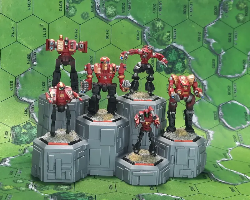 Six-Unit Level Ii Display Stand 1