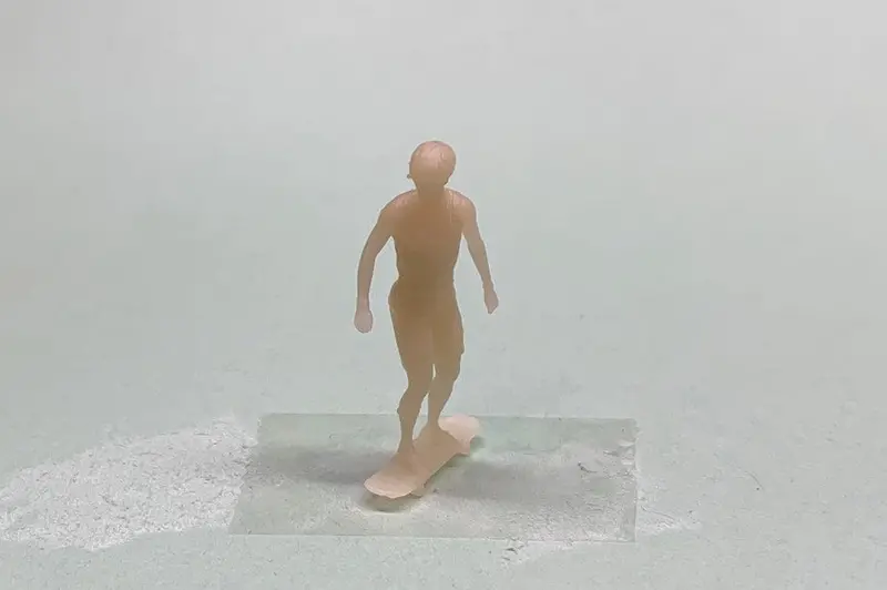 Skateboarding Dan Standing Upright 1