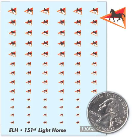 Sldf- Elh- 151St Light Horse Regiment Decals 1