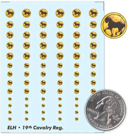 Sldf- Elh- 19Th Cavalry Regiment Decals 1