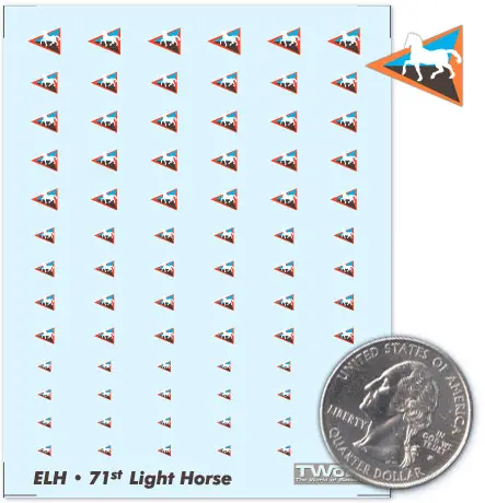 Sldf- Elh- 71St Light Horse Regiment Decals 1