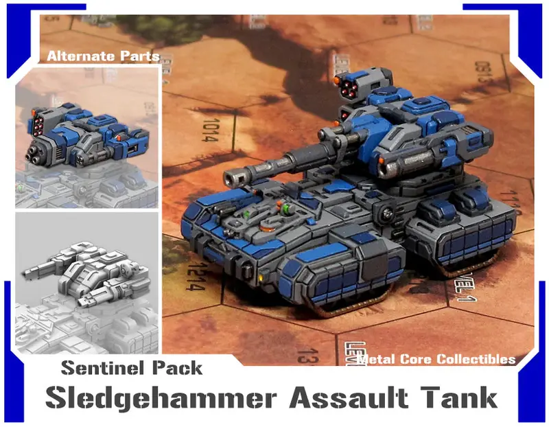 Sledgehammer Artillery/Assault Tank- Sentinel 1