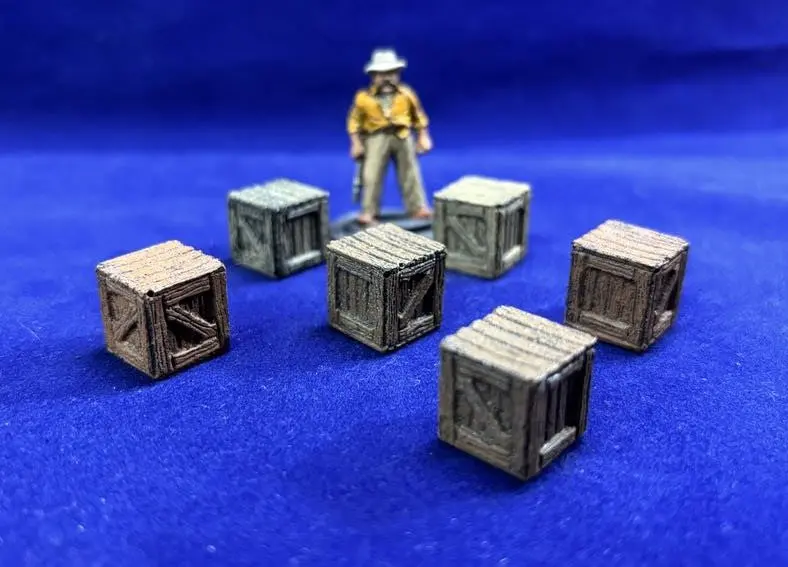 Small Wooden Crates - 28Mm Terrain 1