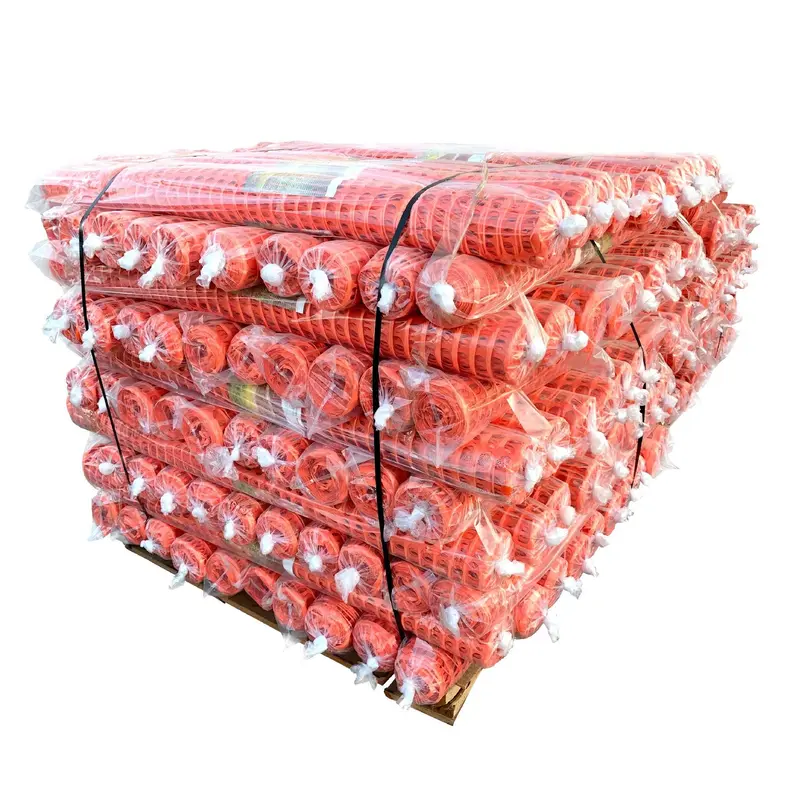 Snow Fence - Orange Safety Fence - 4 Feet Wide X 100 Feet Long - 150 Lbs Tensile Strength 12