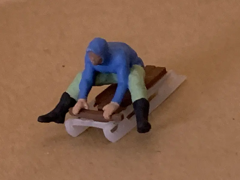 Snow Sledding Men 2