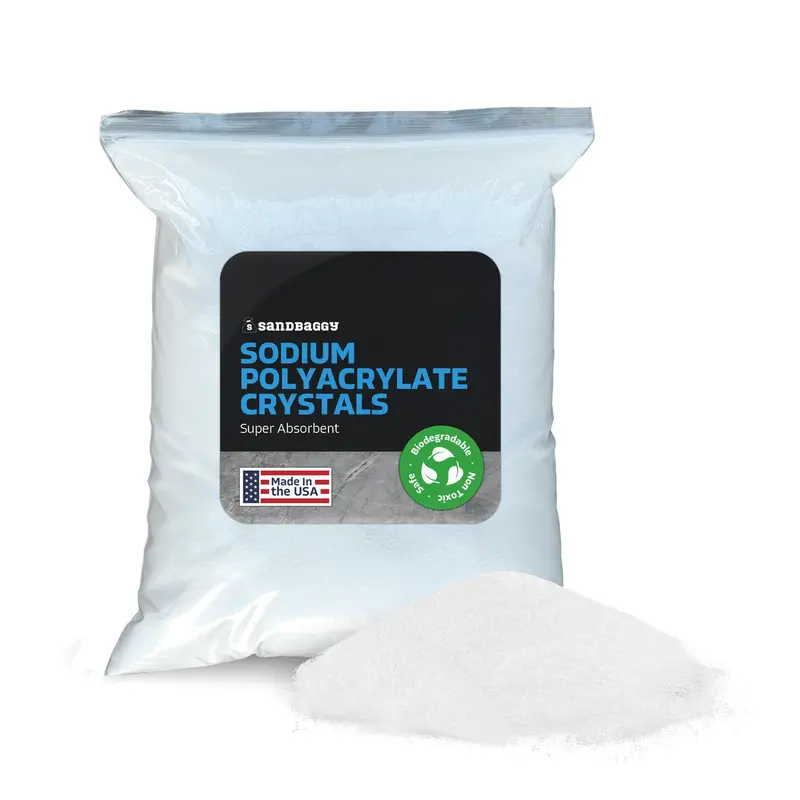 Sodium Polyacrylate Crystals - Superabsorbent Polymers- Usa Made [Cas 9003-04-7] 1