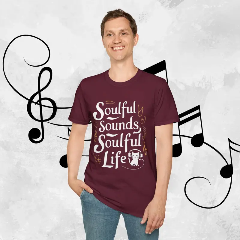 Soulful Sound Soulful Life Cotton Men Tshirt 14