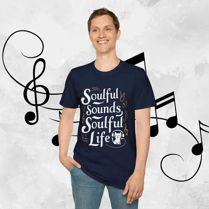 Soulful Sound Soulful Life Cotton Men Tshirt 16