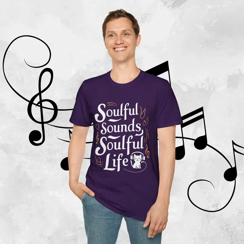 Soulful Sound Soulful Life Cotton Men Tshirt 17