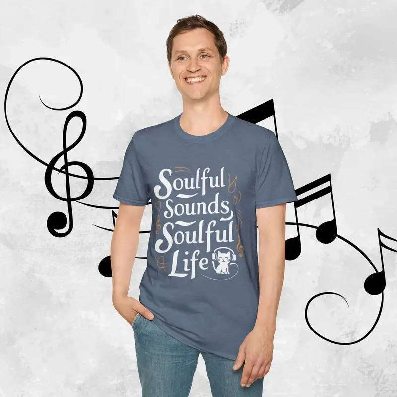 Soulful Sound Soulful Life Cotton Men Tshirt 20