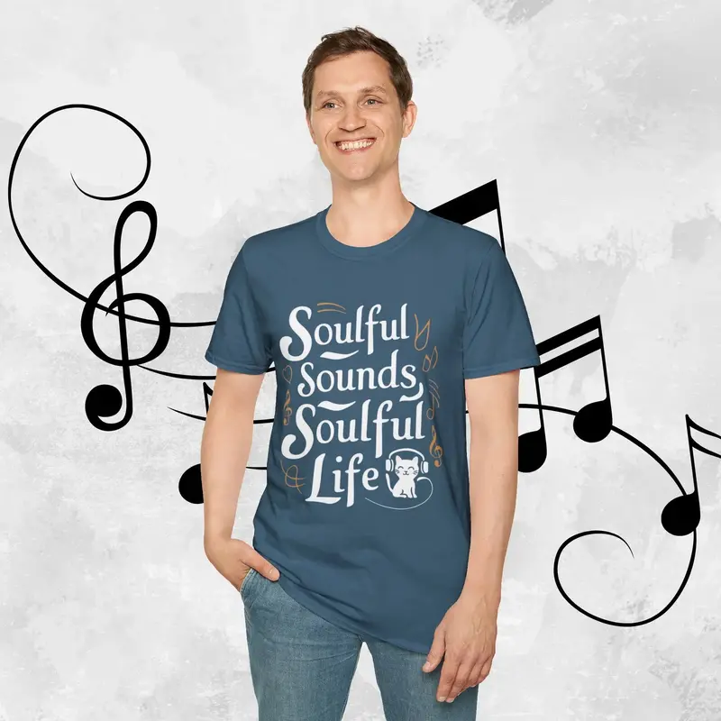 Soulful Sound Soulful Life Cotton Men Tshirt 21