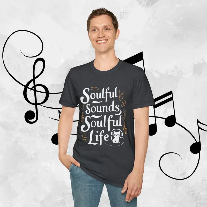 Soulful Sound Soulful Life Cotton Men Tshirt 23
