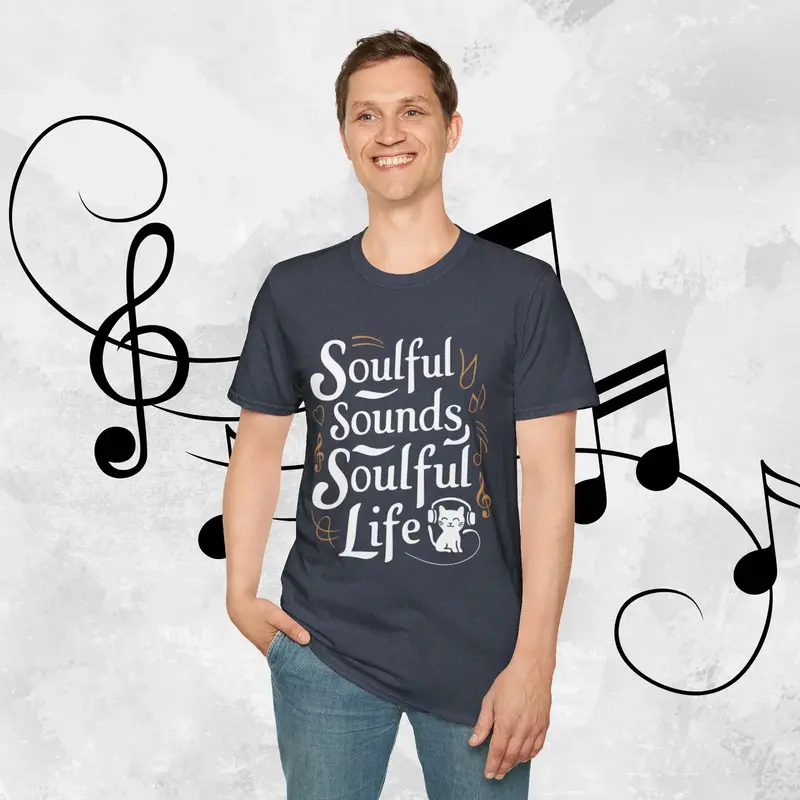 Soulful Sound Soulful Life Cotton Men Tshirt 24