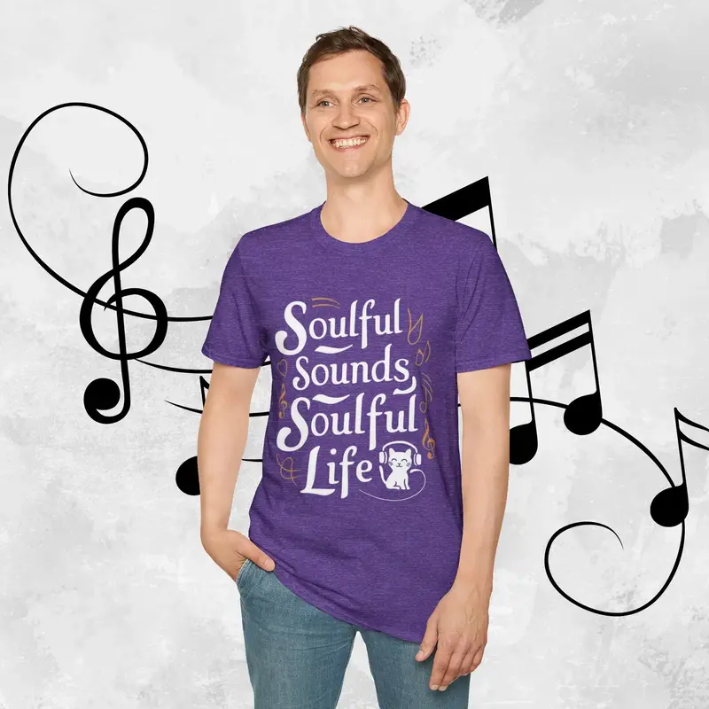 Soulful Sound Soulful Life Cotton Men Tshirt 25