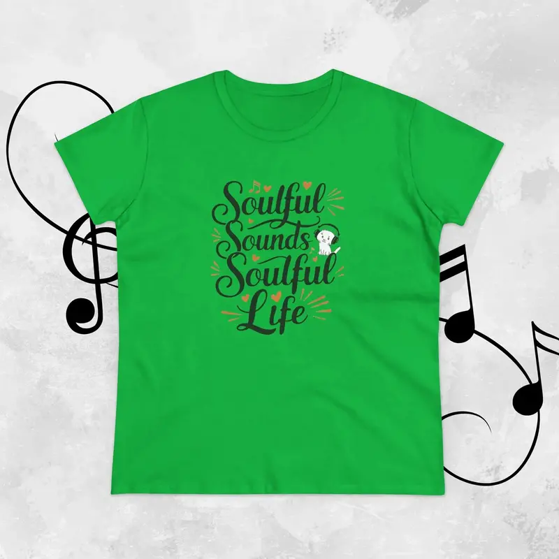 Soulful Sound Soulful Life Women Cotton Tshirts 11