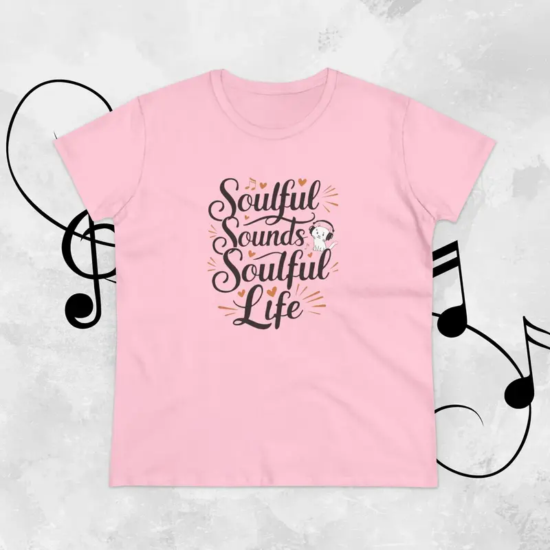 Soulful Sound Soulful Life Women Cotton Tshirts 13