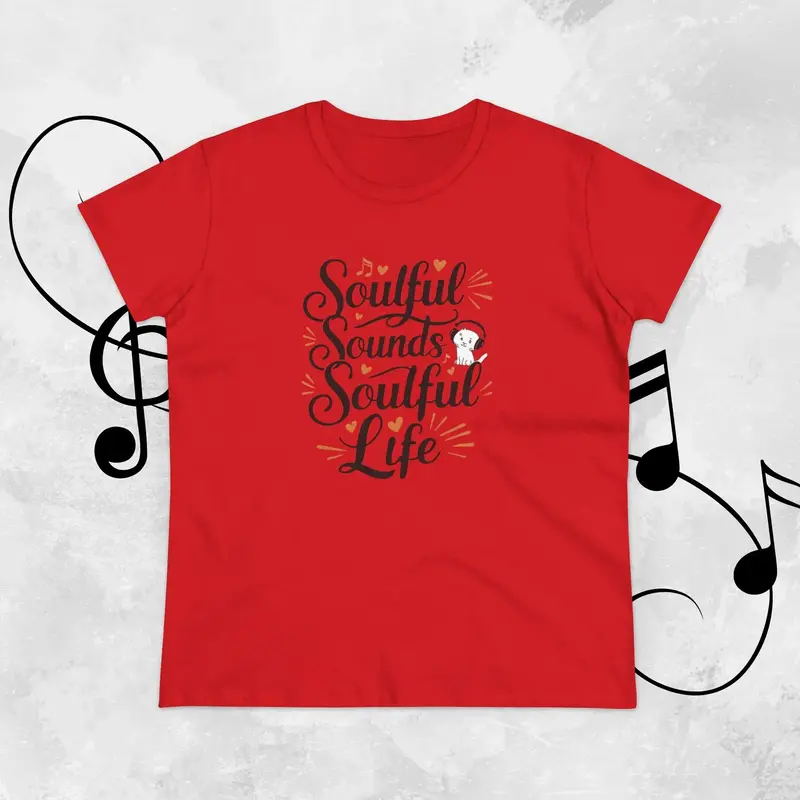 Soulful Sound Soulful Life Women Cotton Tshirts 15