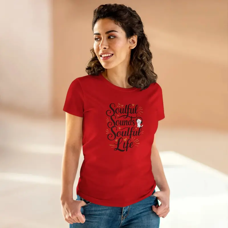 Soulful Sound Soulful Life Women Cotton Tshirts 16