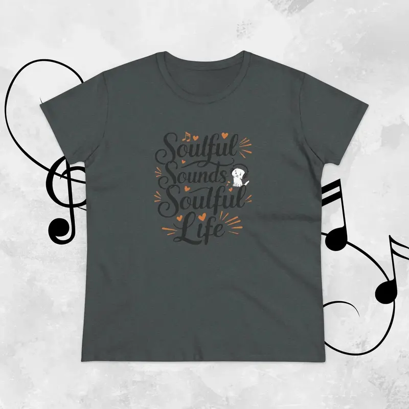 Soulful Sound Soulful Life Women Cotton Tshirts 21