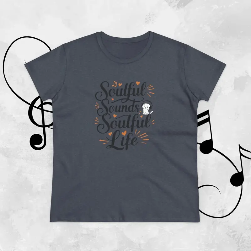 Soulful Sound Soulful Life Women Cotton Tshirts 23