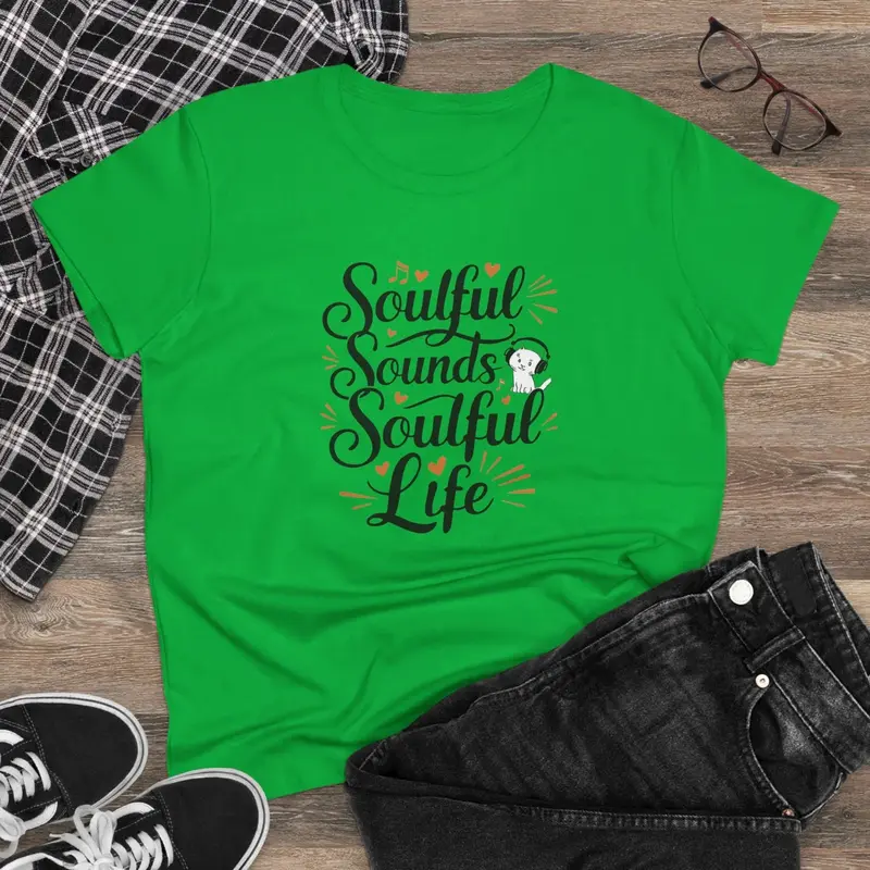 Soulful Sound Soulful Life Women Cotton Tshirts 5