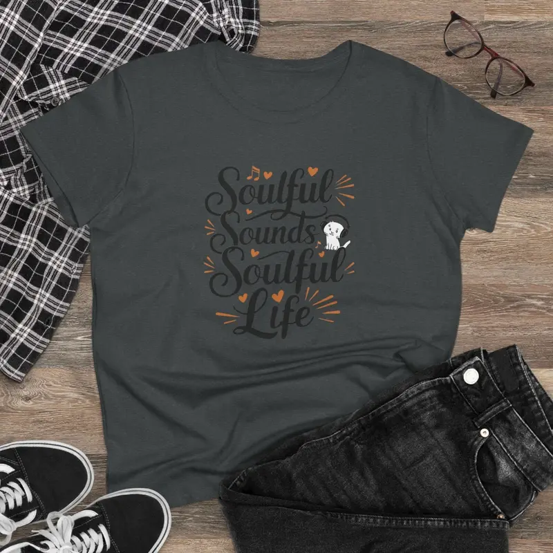 Soulful Sound Soulful Life Women Cotton Tshirts 7