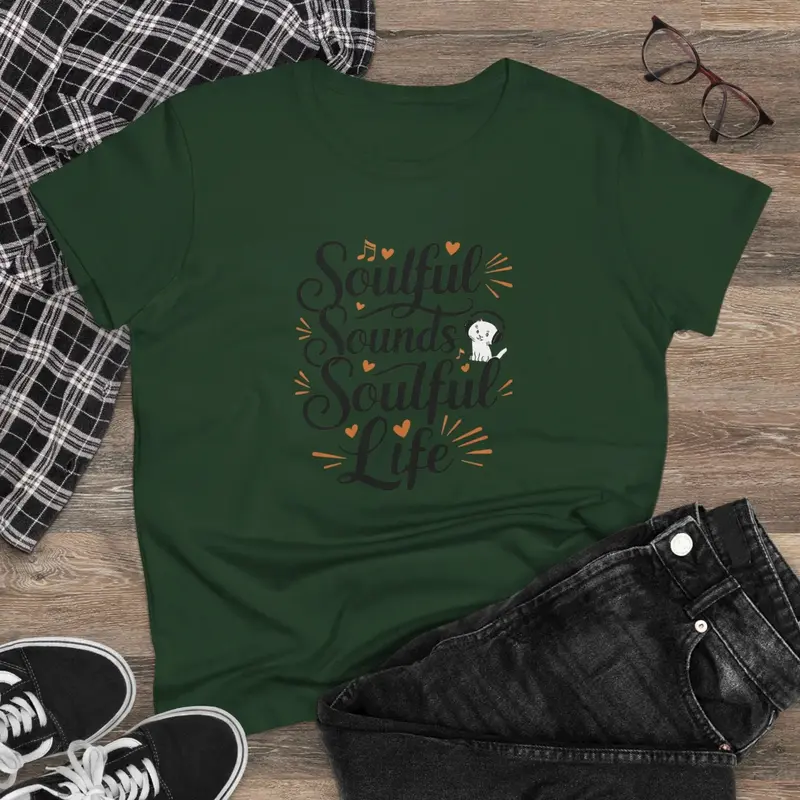 Soulful Sound Soulful Life Women Cotton Tshirts 7