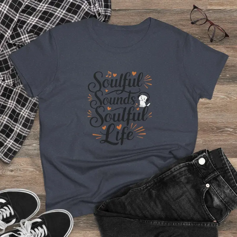 Soulful Sound Soulful Life Women Cotton Tshirts 8