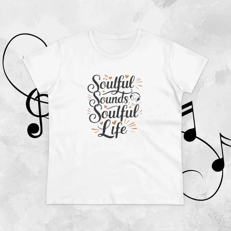 Soulful Sound Soulful Life Women Cotton Tshirts 9