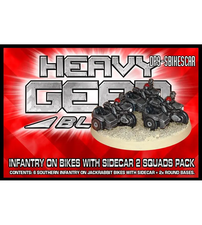 Southern Infantry On Bikes With Sidecars 2 Squads Pack 1