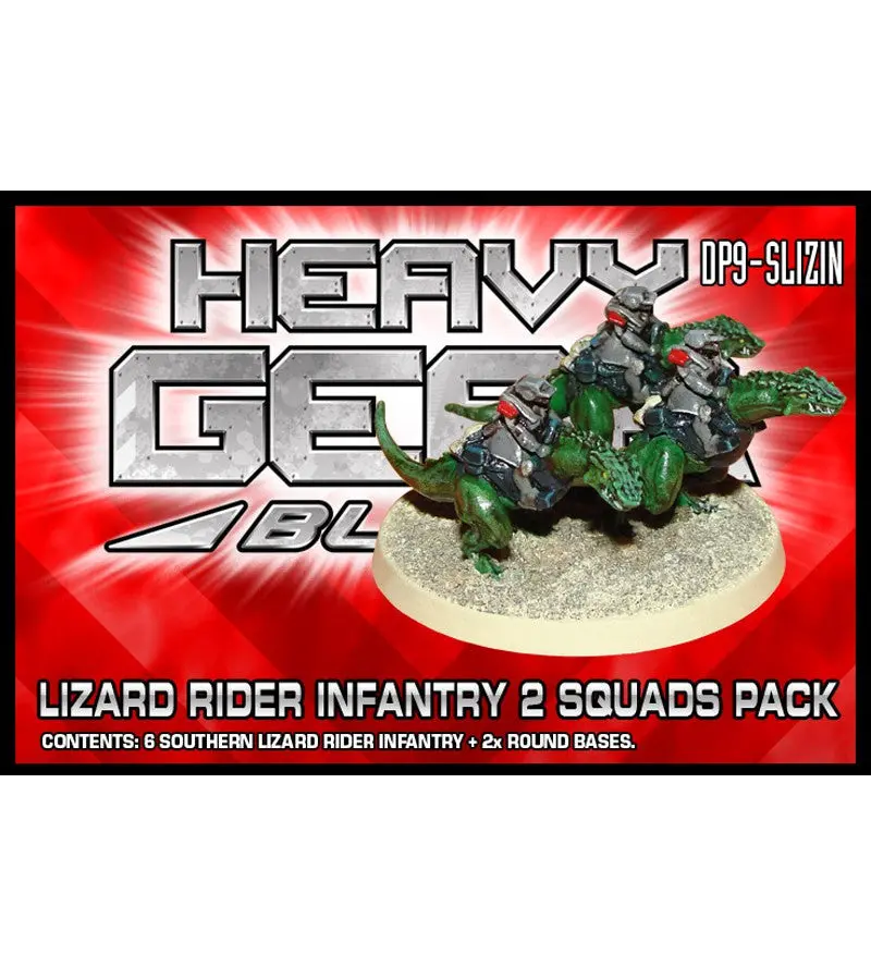 Southern Lizard Rider Infantry 2 Squads Pack 1