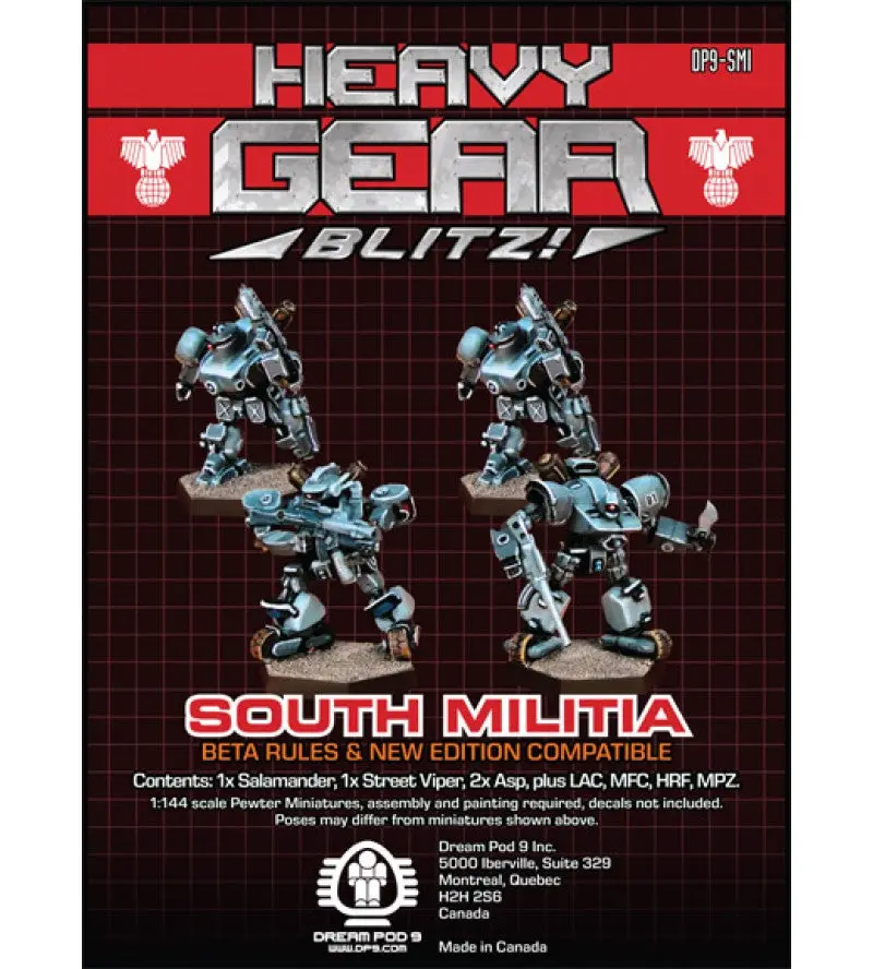 Southern Militia Squad (4 Minis: 2X Asp, 1X Salamander, 1X Street Viper) 1