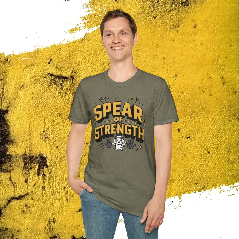 Spear Of Strength Cotton Men Tee 19