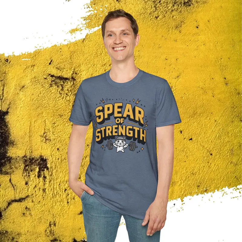 Spear Of Strength Cotton Men Tee 22