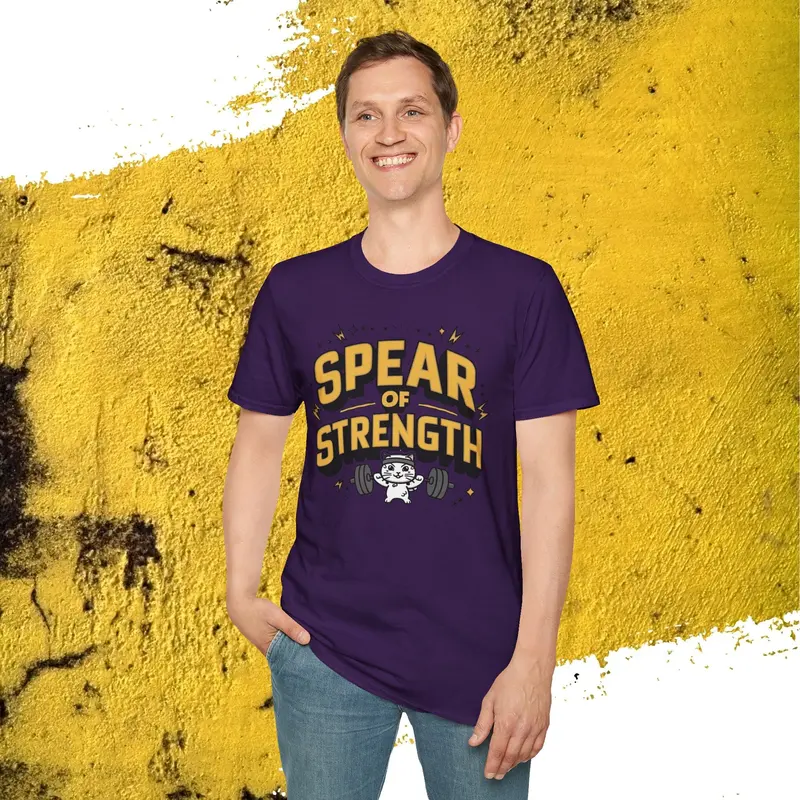 Spear Of Strength Cotton Men Tee 25