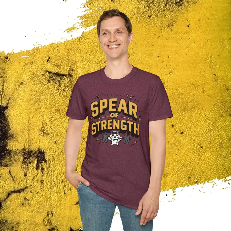 Spear Of Strength Cotton Men Tee 26