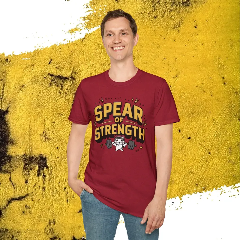 Spear Of Strength Cotton Men Tee 27