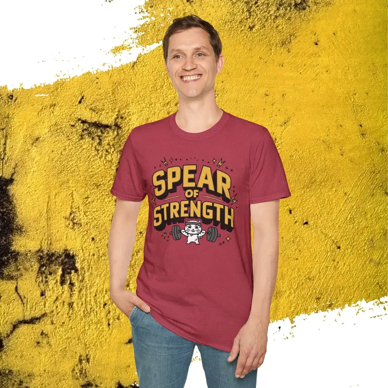 Spear Of Strength Cotton Men Tee 28