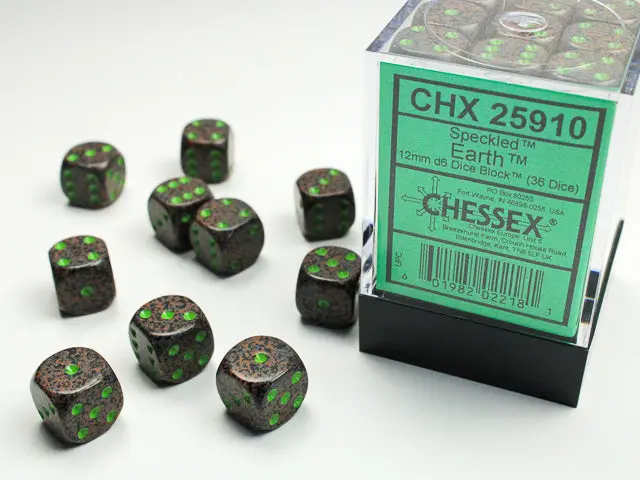 Speckled® 12Mm D6 Earth Dice Block™ (36 Dice) 1