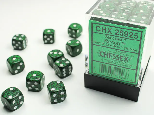 Speckled® 12Mm D6 Recon™ Dice Block™ (36 Dice) 1