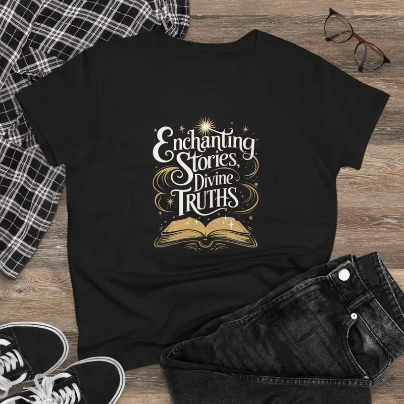 Spiritual Saga Women Cotton Tshirt 3