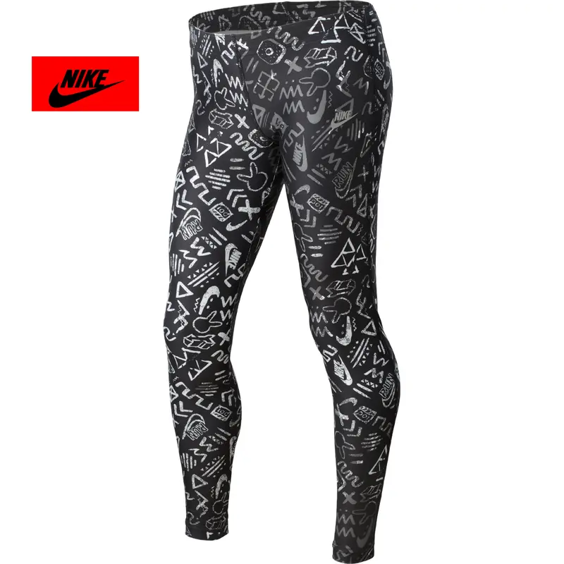 Spodnie Nike Run Heritage Prntd Tight Yth 589595 010 1