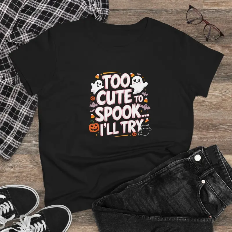 Spooky Delights Women Cotton Tshirt 3
