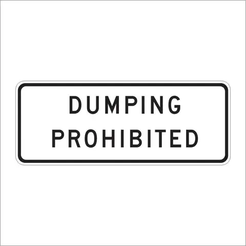 Sr22-1 (Ca) Dumping Prohibited Sign 1