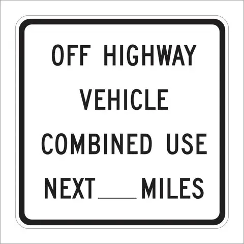Sr47 (Ca) Off Highway Vehicle Combined Use Next Specify Miles 1
