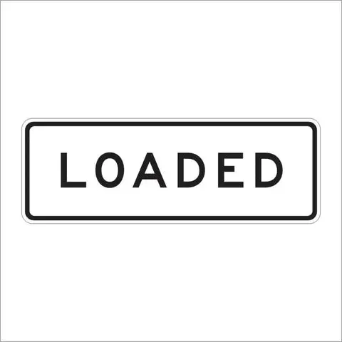 Sr9-1 (Ca) Loaded Sign 1