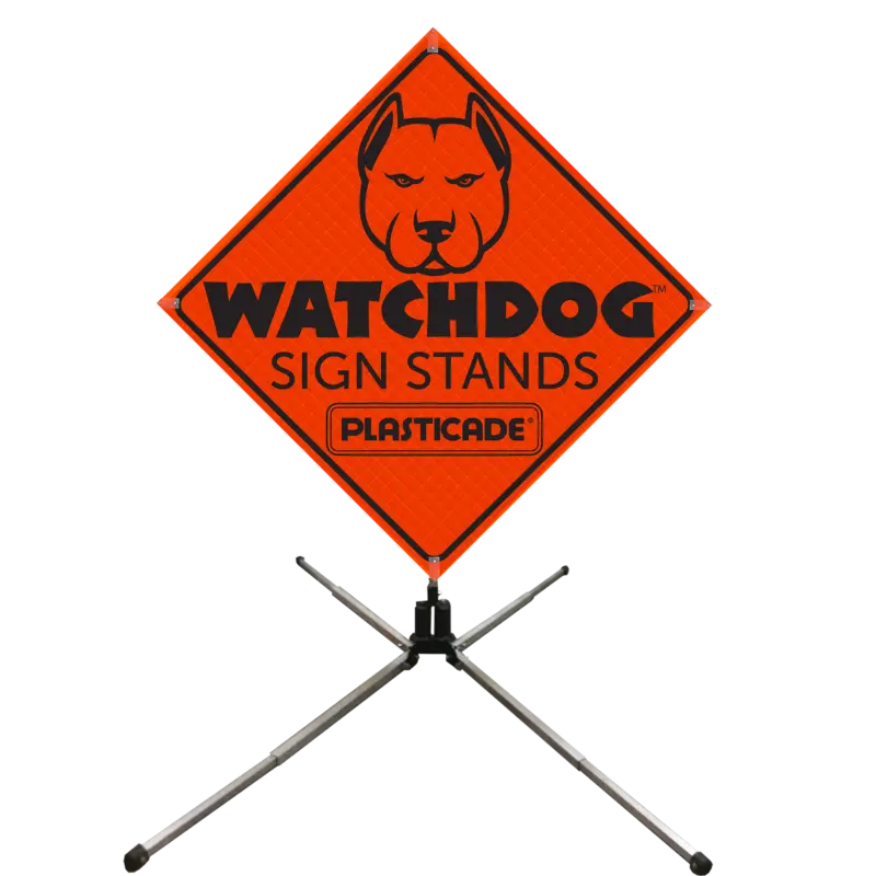 Ss340a Compact Double Spring Sign Stand 1