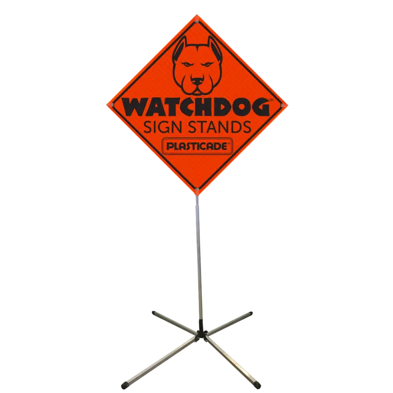 Ss410a Medium Height Springless Sign Stand 1